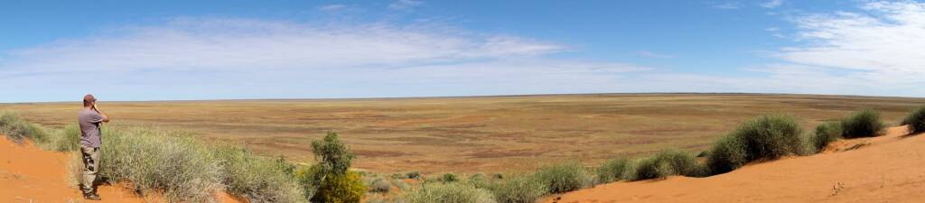 Binns Track view from the sand dunes