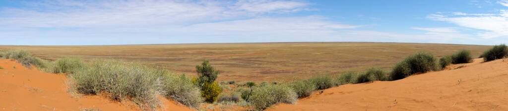 Binns Track view from the sand dunes