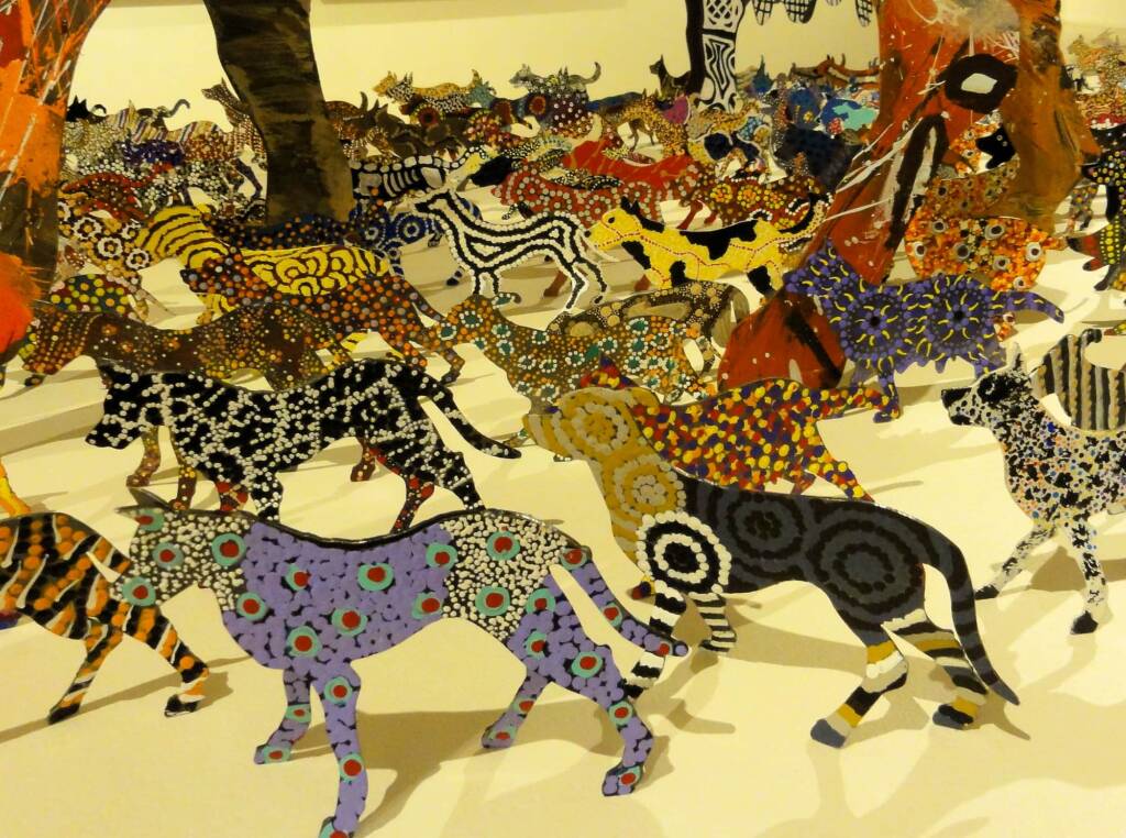 Maliki ngulalu ngurrju-manu - Art Centre- la Warlukurlangurla by the Warlukurlangu Collaborative
