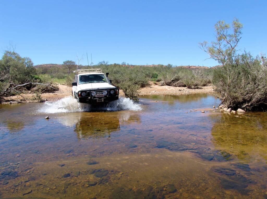 Hugh River crossing, Birthday Waterhole, West MacDonnell Ranges