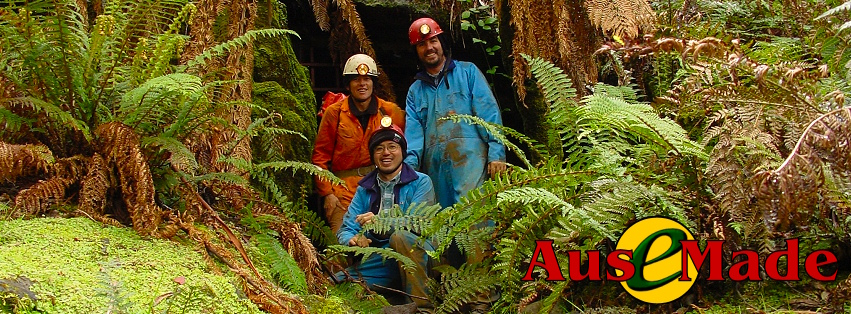 Ausemade Facebook (Timeline) - Caving in Tasmania
