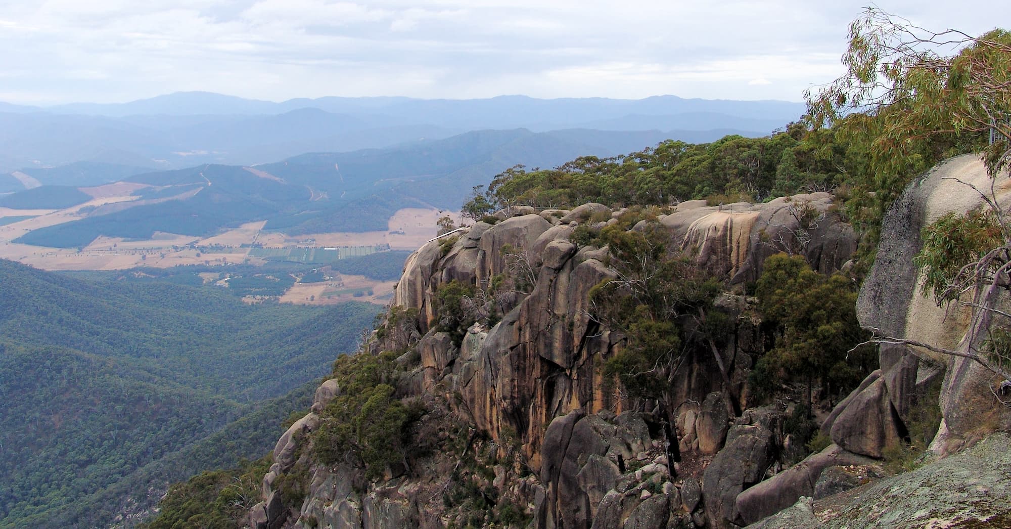 Views from Bents Lookout, The Gorge Precinct / Gorge Day Visitor Area, Mount Buffalo