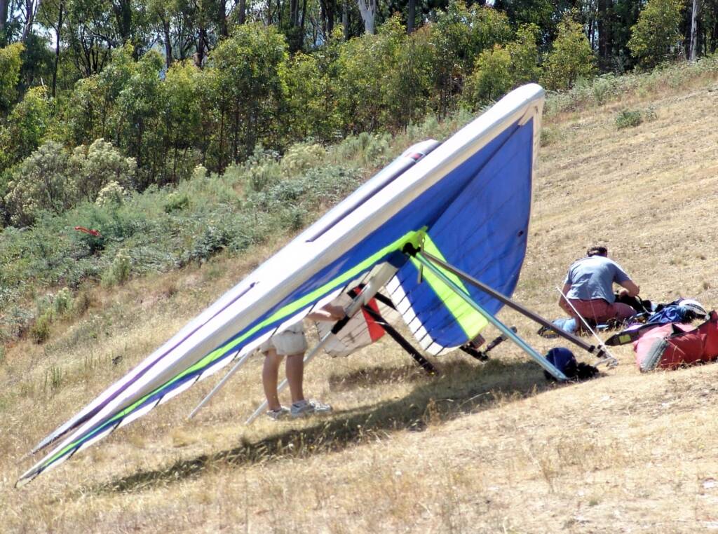 Hang-gliding from Mystic at Bright, VIC