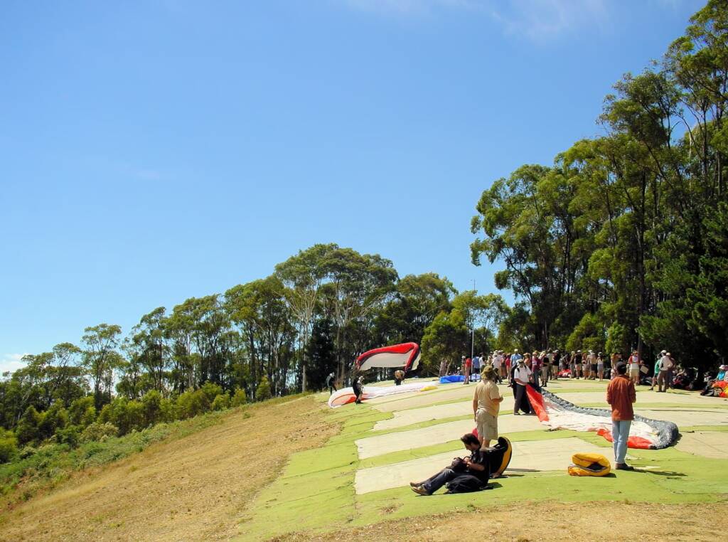 Paragliding from Mystic at Bright, VIC