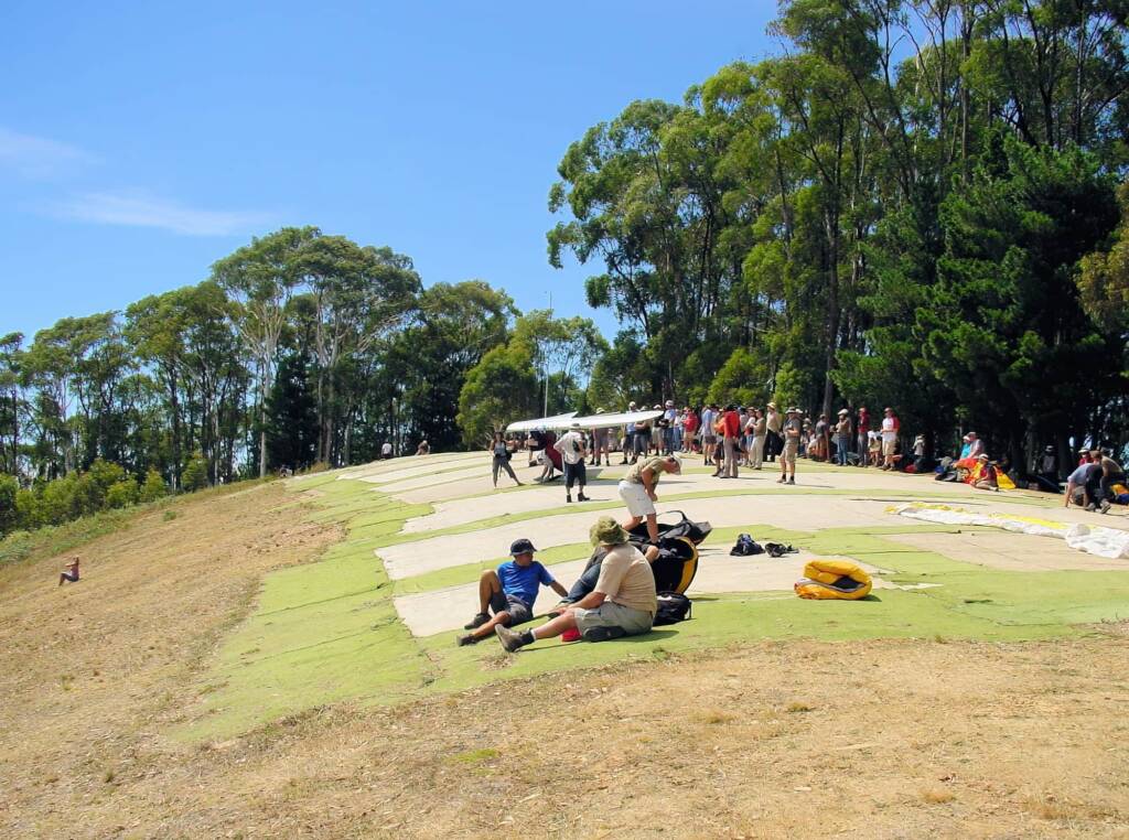 Paragliding from Mystic at Bright, VIC