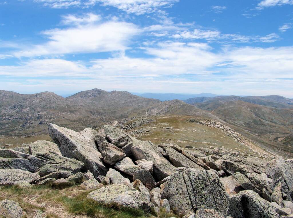 View across Mount Kosciuszko, Kosciuszko National Park, NSW