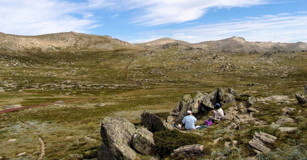 View across Mount Kosciuszko National Park
