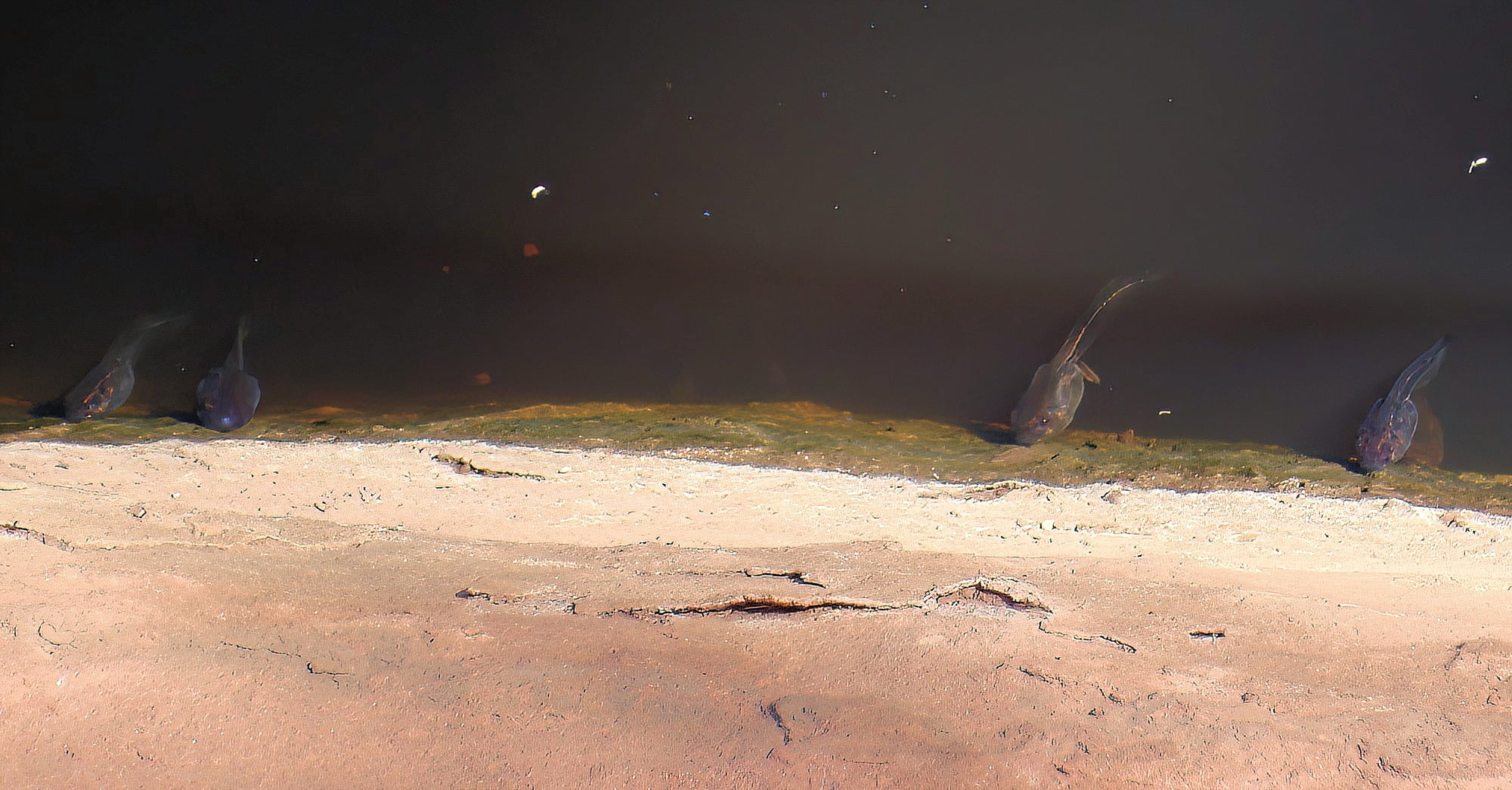 Tadpoles metamorphosis, Finke Gorge National Park
