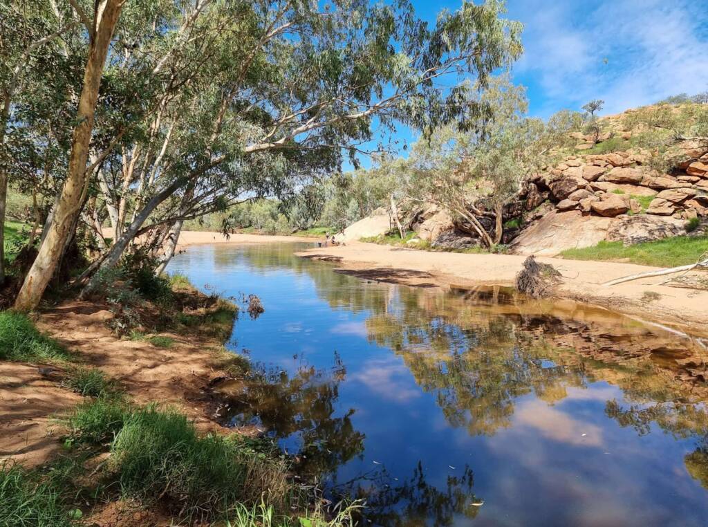 Todd River at the Alice Springs Telegraph Station, NT
