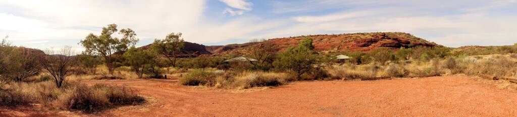 Picnic area in the Fink Gorge National Park