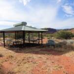 Picnic area in the Fink Gorge National Park