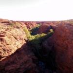 Looking down into Kings Canyon, Watarrka National Park