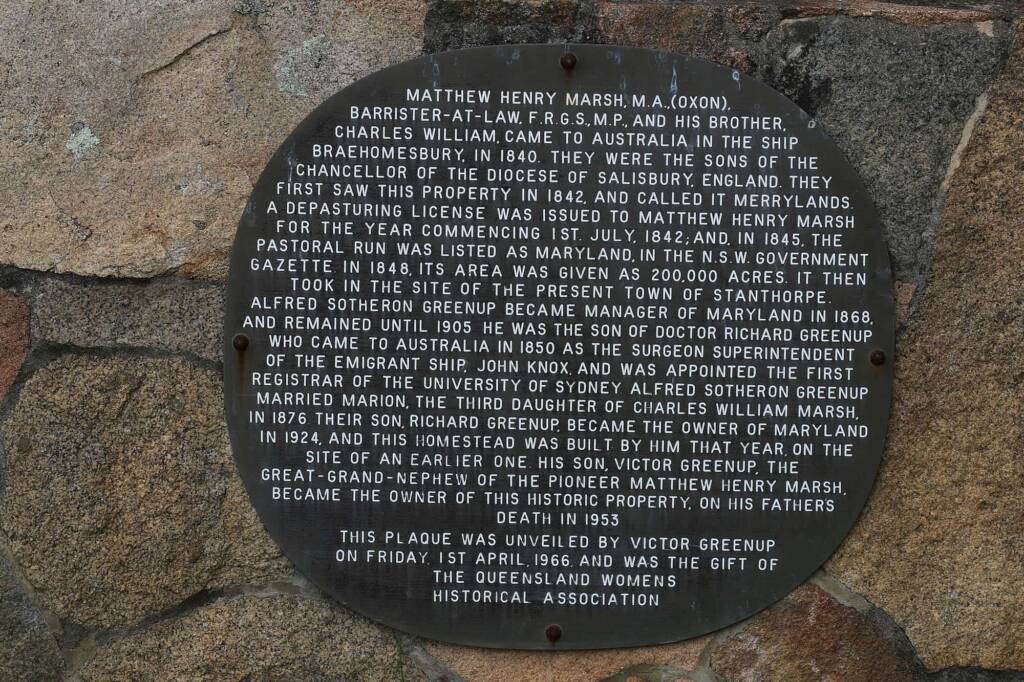 Historical Maryland Station plaque © Marc Newman