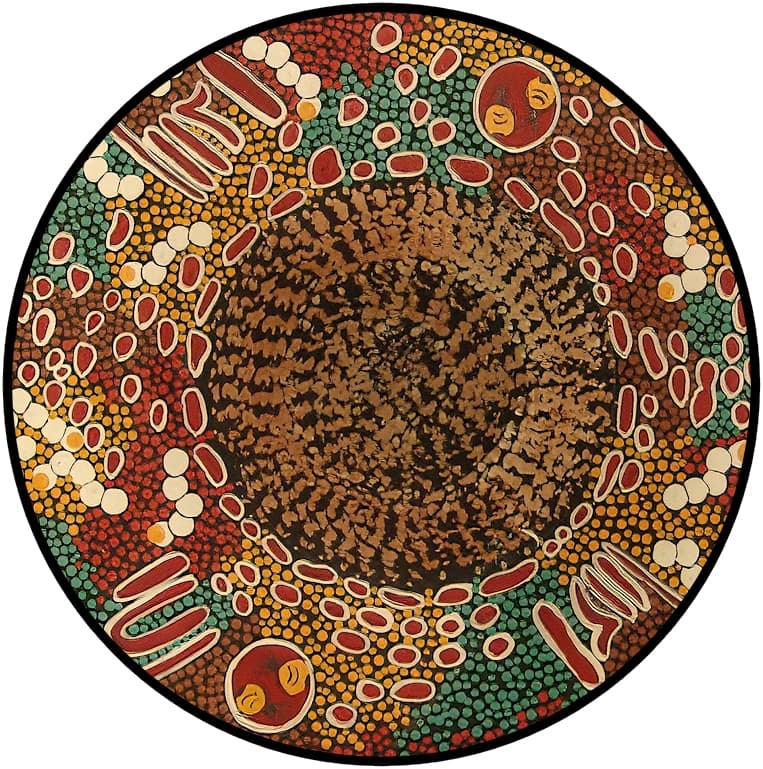 Kulu (extract from painting), 2006 © Trephina Sultan Thanguwa