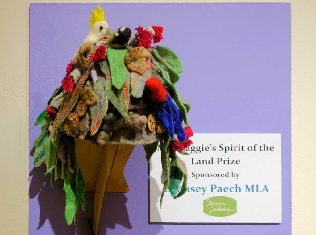 Mrs Haggie's Spirit of the Land Special Mention category - 2022 Alice Springs Beanie Festival