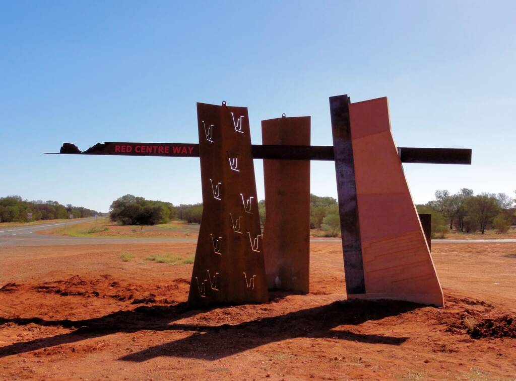 Red Centre Way - Stuart Hwy and Luritja Rd turnoff