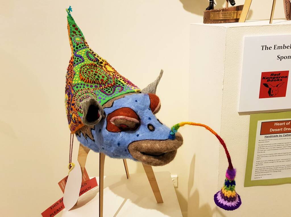 Special Mention The Embellishment category - 2022 Alice Springs Beanie Festival