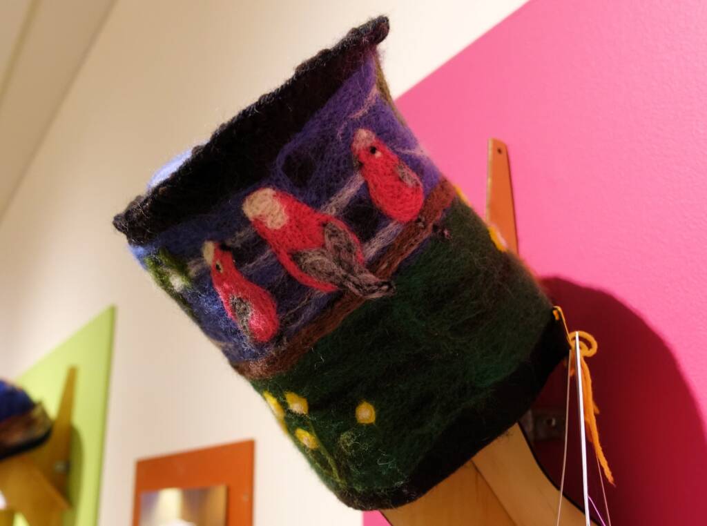Galahs by Nita Ferguson, Titjikala NT - Alice Springs Beanie Festival 2022
