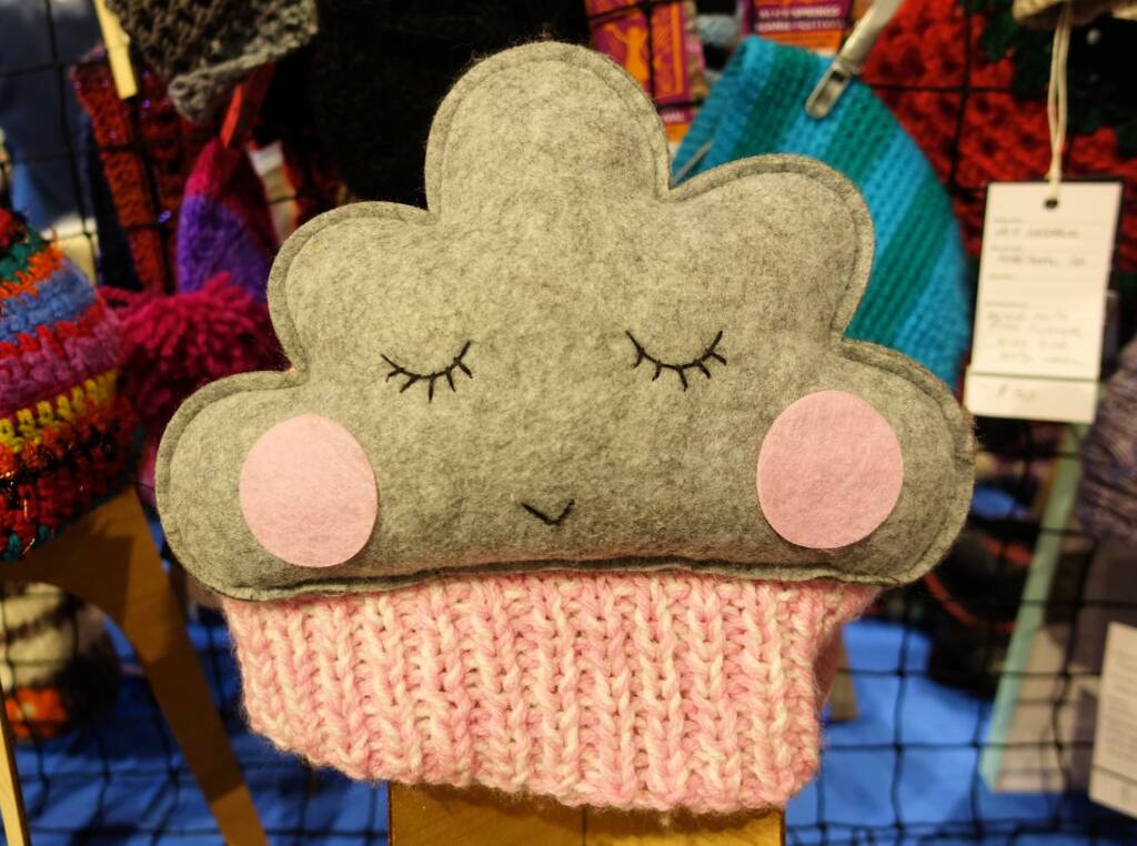 'Bliss' by Anita Miller - Alice Springs Beanie Festival 2022
