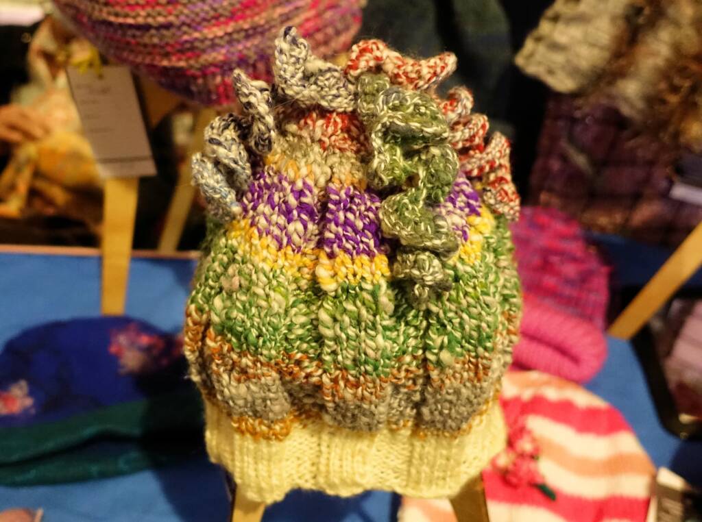 Pastel Spirals by Anna Hussar - Alice Springs Beanie Festival 2022