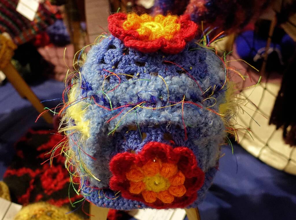 Flower Top by Helen Taylor - Alice Springs Beanie Festival 2022