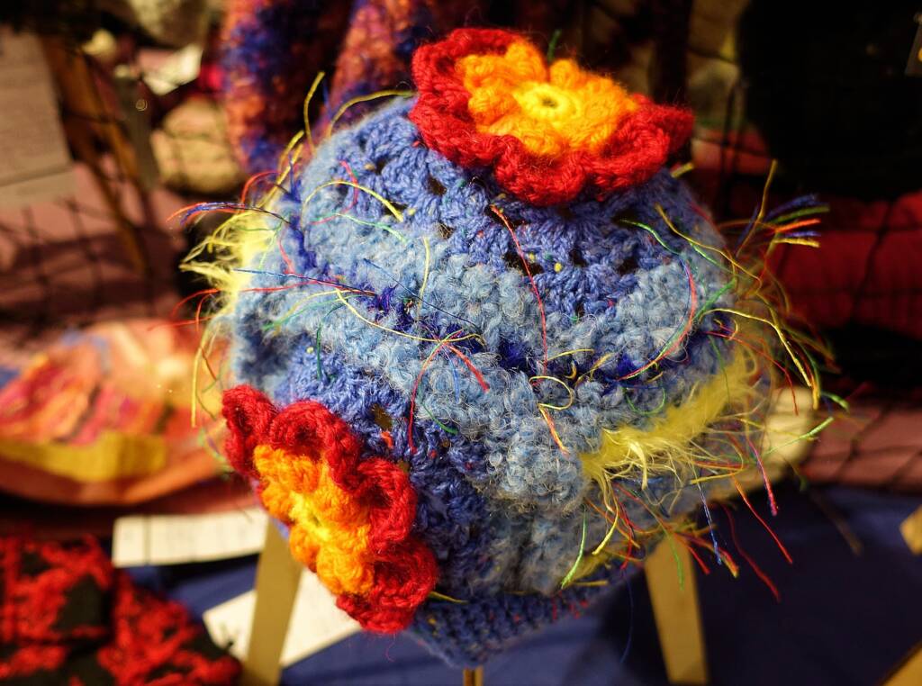 Flower Top by Helen Taylor - Alice Springs Beanie Festival 2022