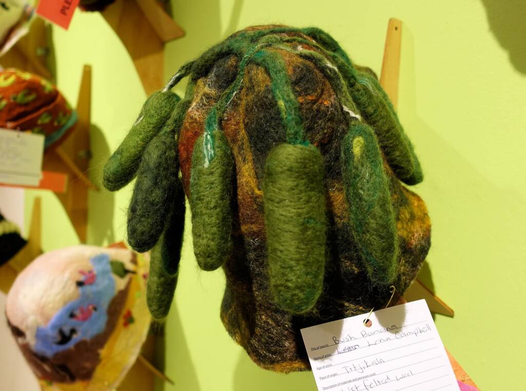 Bush Banana by Lena Campbell - Alice Springs Beanie Festival 2022