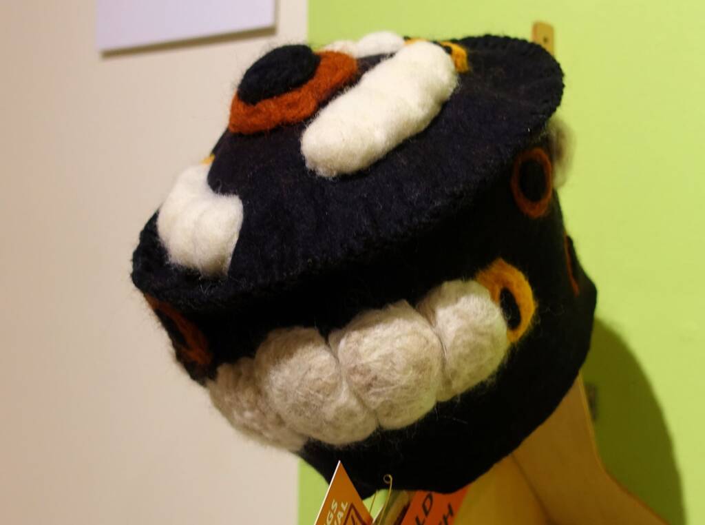 Witchetty Grubs by Lena Campbell - Alice Springs Beanie Festival 2022