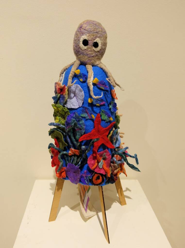 Octopus's Garden by Patricia (Pat) Meehan - Alice Springs Beanie Festival 2022