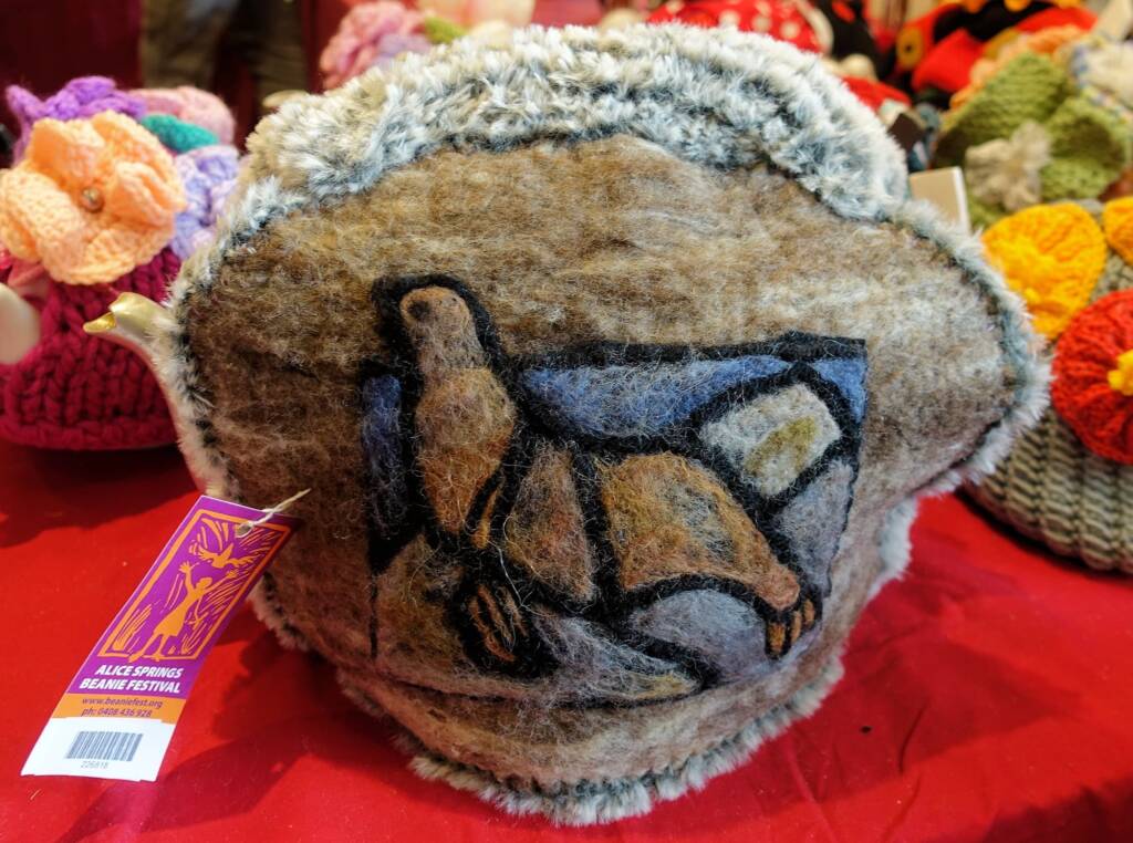 Seal by Rita Matthews - Alice Springs Beanie Festival 2022