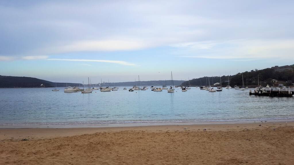 View out across North Harbour from Balmoral Beach, NSW