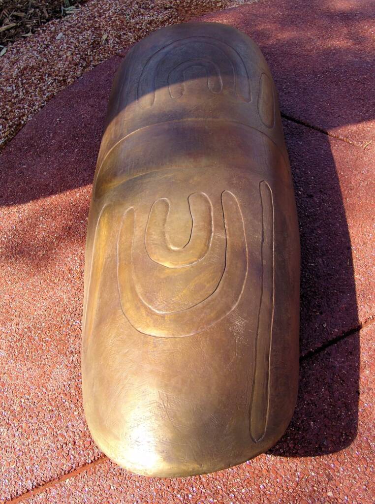 Coolamon - Arrernte language: Arrernelhyaye - Translation: 'come, sit, be'