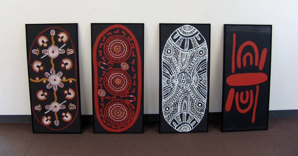The Gathering Garden Artists: April Campbell, Marcia Alice, June Smith, Margaret Kemarre Turner
