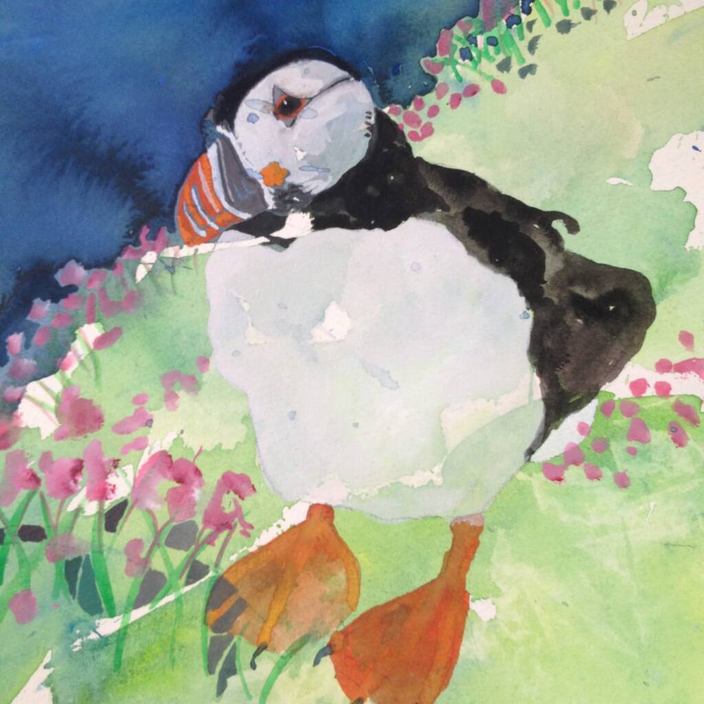 Artist Margaret Worthington - Puffin