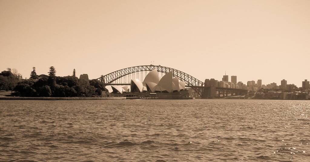 Sydney Opera House and Sydney Harbour Bridge