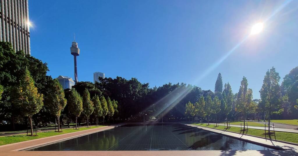 The Pool of Reflection, Hyde Park, Sydney NSW