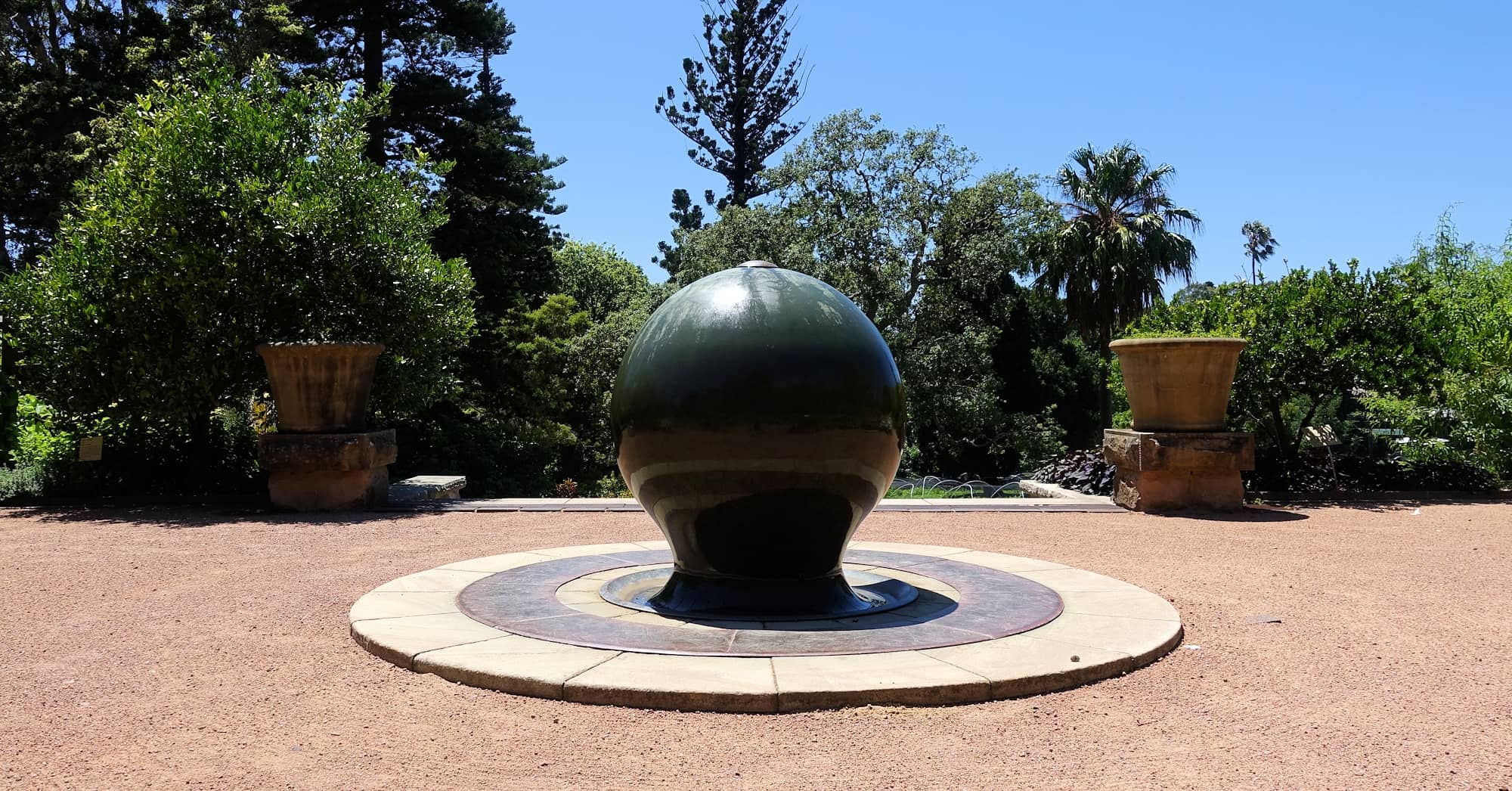 Sensory Fountain, artist Tim Jones, Art Foundry (Elphinstone, VIC), Royal Botanic Garden Sydney NSW