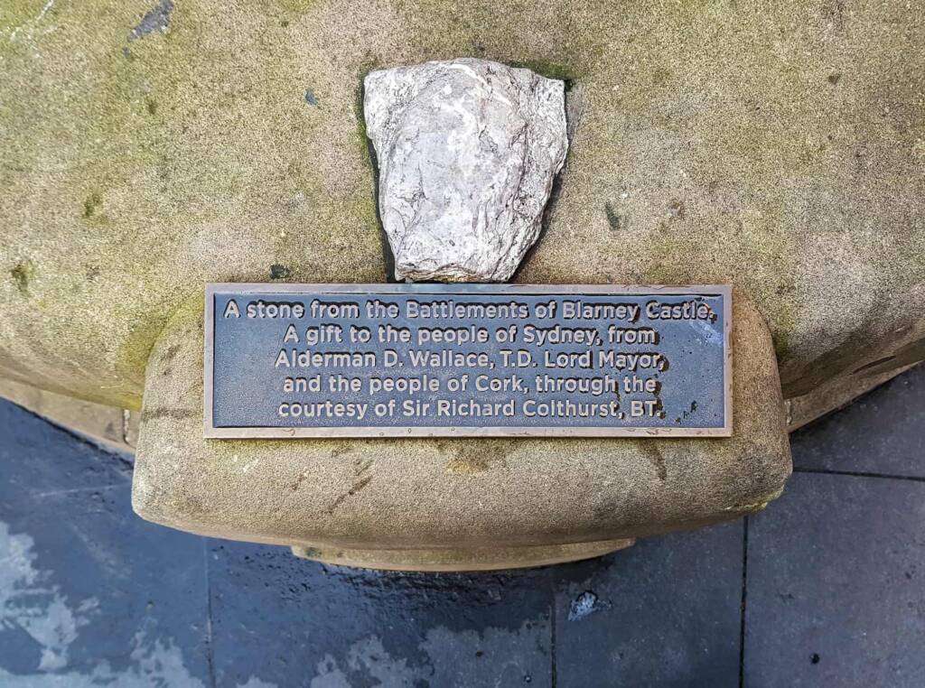 Stone from the Battlements of Blarney Castle, The Legend of Islay - Wishing Well, Sydney NSW