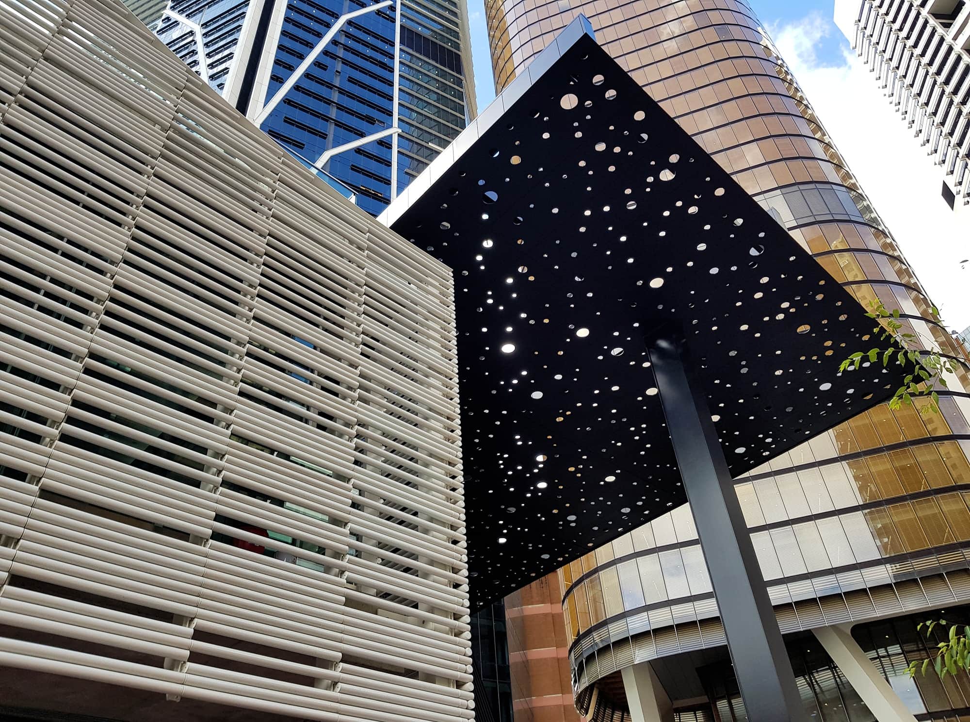 View looking up in the CBD, Sydney NSW