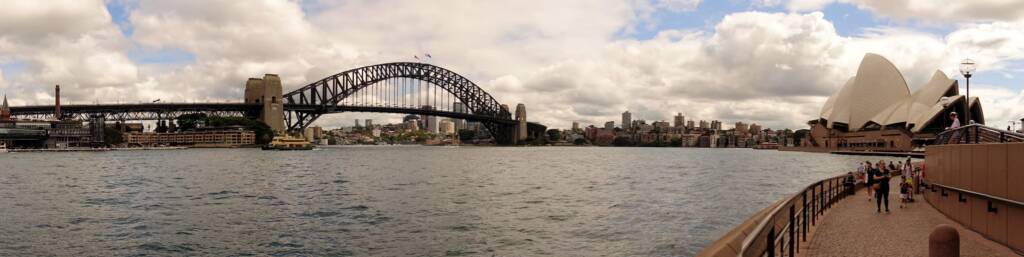 Sydney Harbour Bridge and the Sydney Opera House NSW