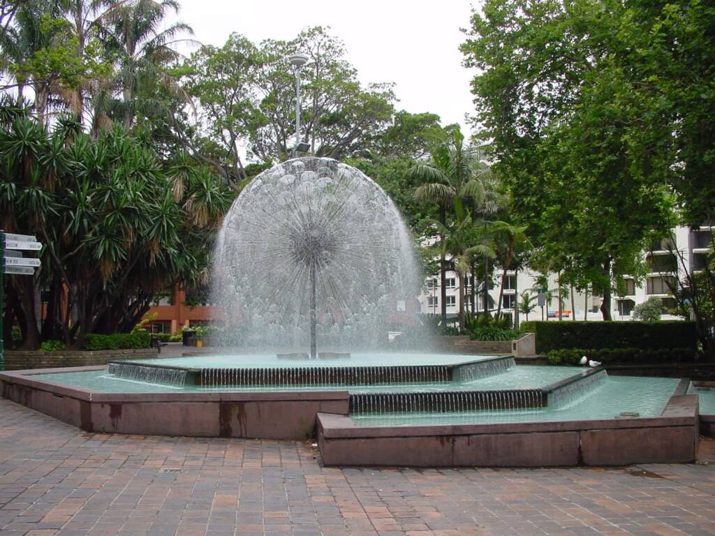 The El Alamein Memorial Fountain, Kings Cross NSW