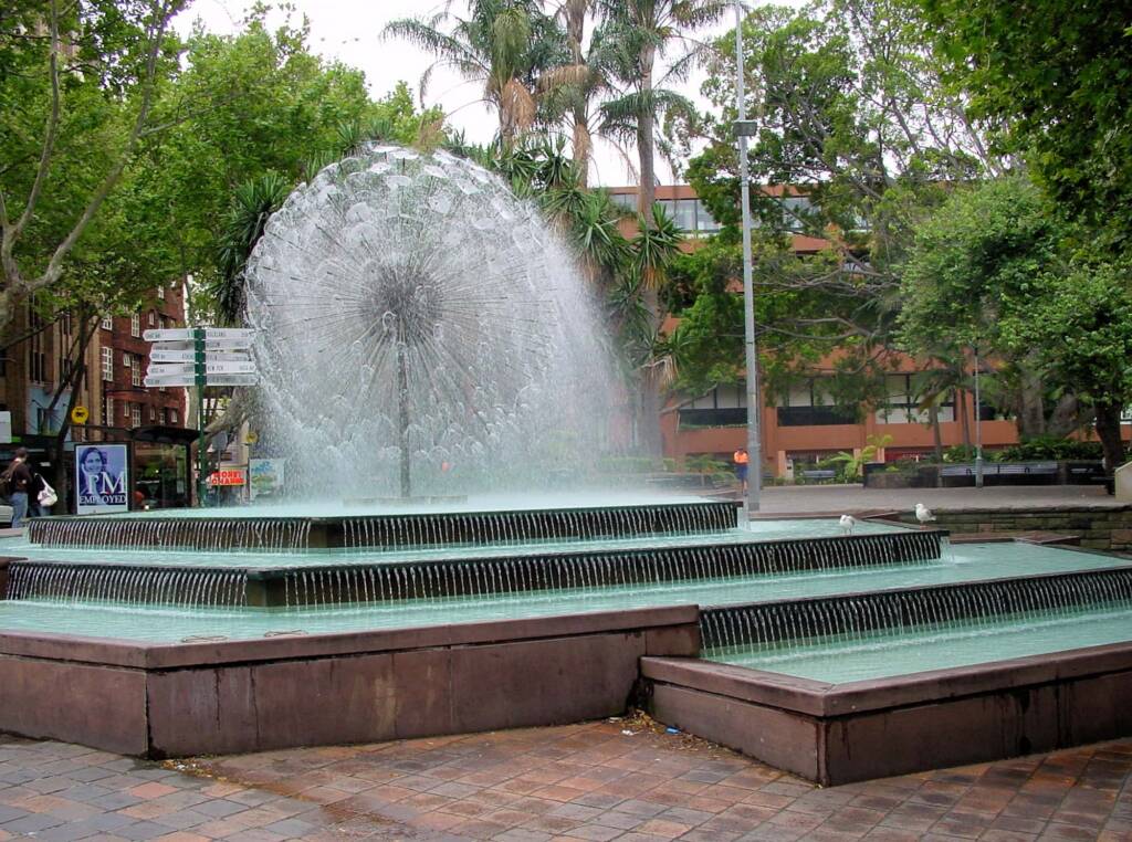 The El Alamein Memorial Fountain, Kings Cross NSW