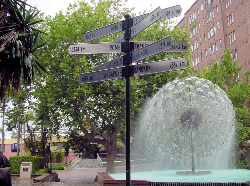 The El Alamein Memorial Fountain, Kings Cross NSW