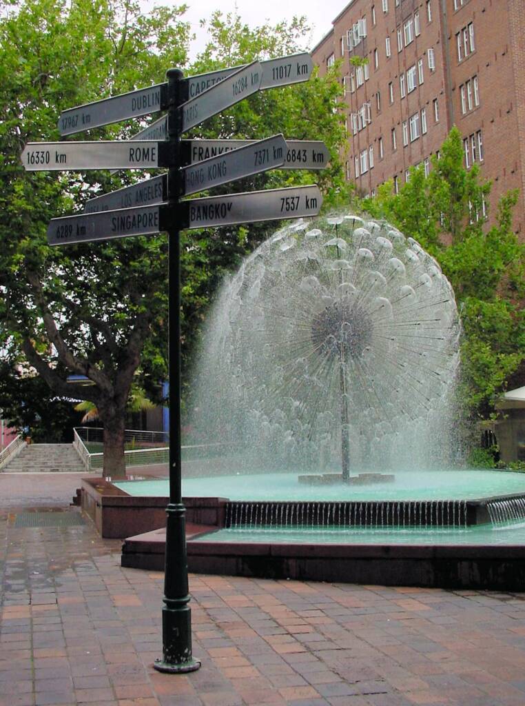 The El Alamein Memorial Fountain, Kings Cross NSW