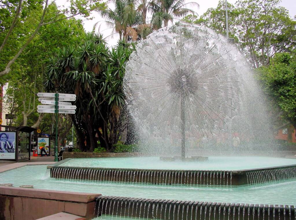 The El Alamein Memorial Fountain, Kings Cross NSW