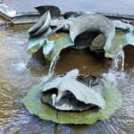 Tank Stream Fountain by sculptor Stephen Walker, Herald Square, Sydney NSW