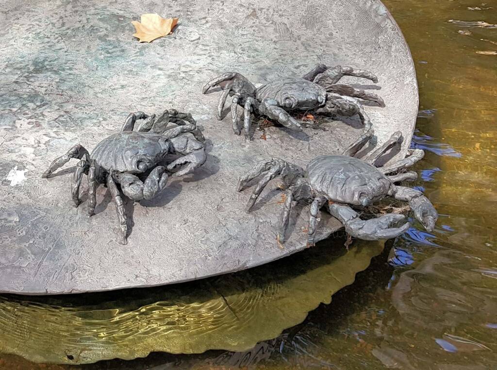 Tank Stream Fountain by sculptor Stephen Walker, Herald Square, Sydney NSW