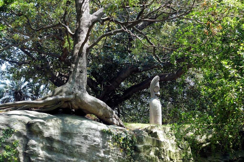 Vanuatu Slit Drum, 1992, Royal Botanic Garden Sydney NSW