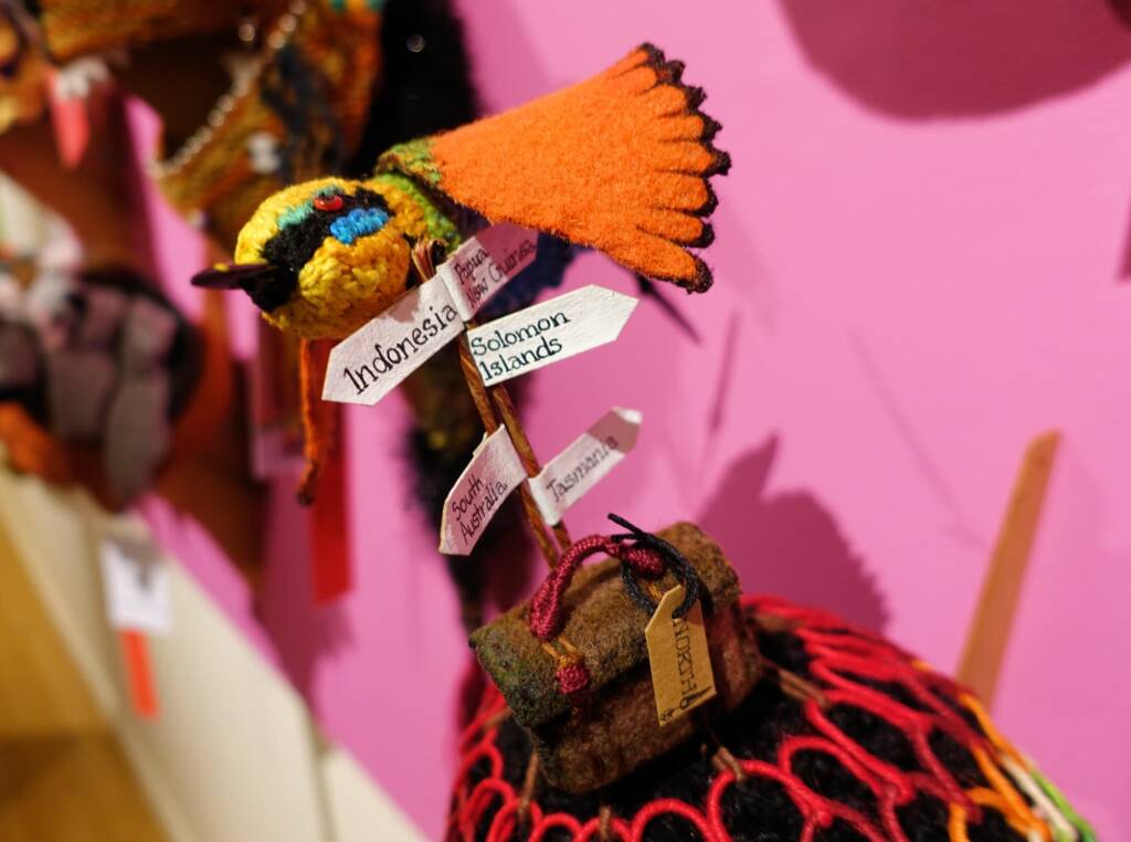 "935 leagues over the Sea" by Cathryn Merry (Kate), Alice Springs NT, Alice Springs Beanie Festival 2023