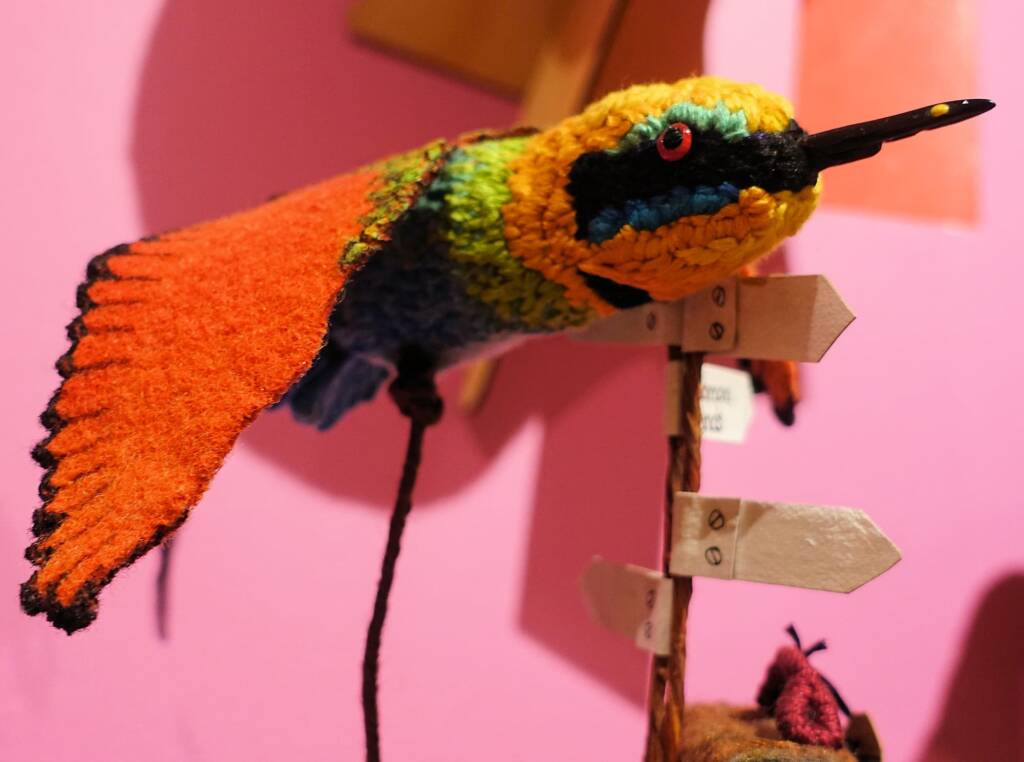 "935 leagues over the Sea" by Cathryn Merry (Kate), Alice Springs NT, Alice Springs Beanie Festival 2023